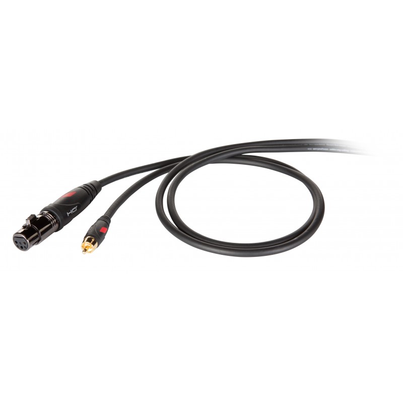 DIE HARD DHG580LU18 Gold Series kabel XLRf - RCA 1.8m